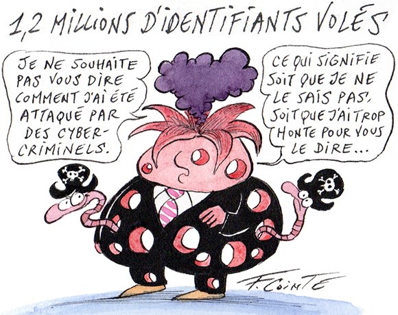 Dessin: Violation de données Pajemploi : l’Urssaf ne dira pas comment elle est survenue
